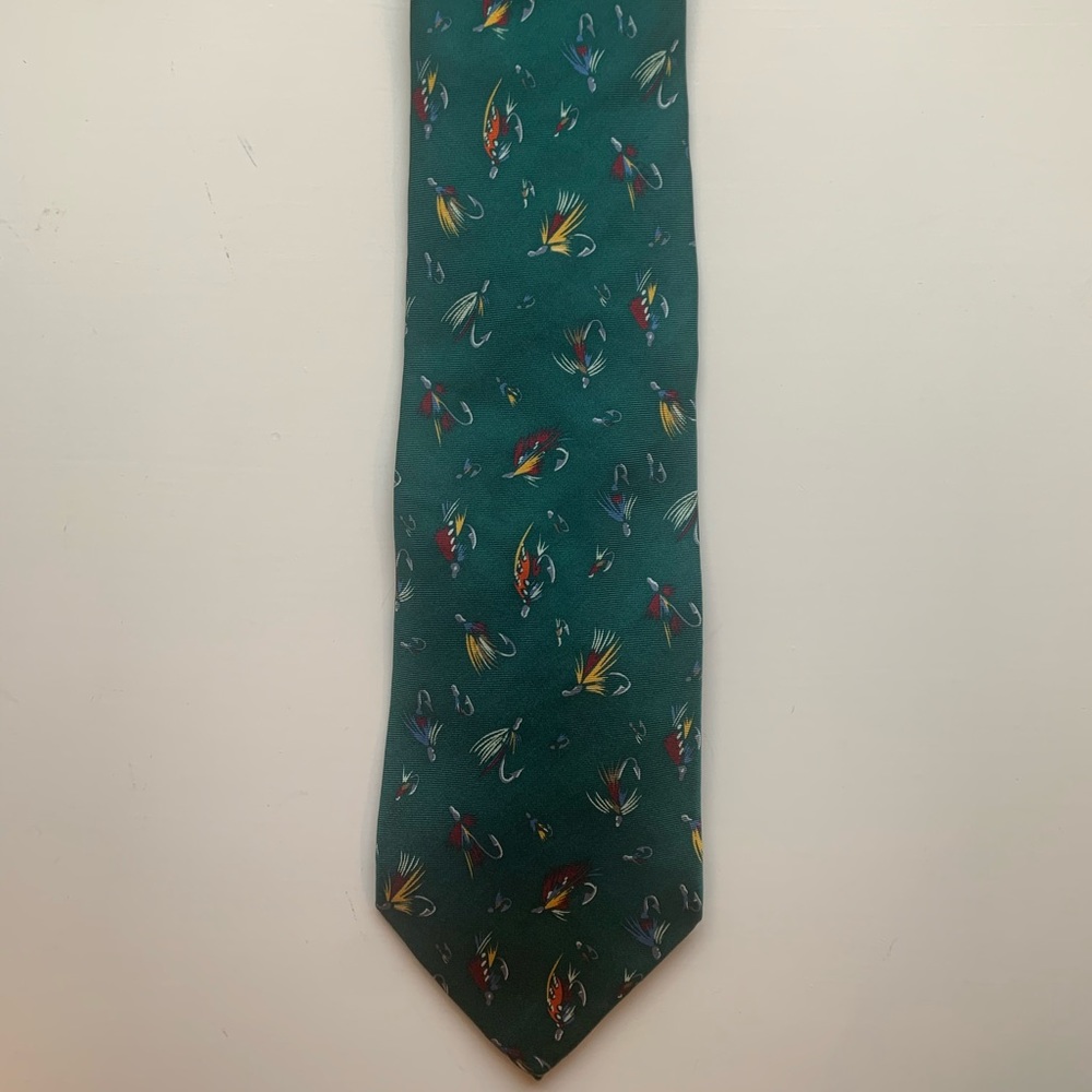 Bait & Tackle “Gone Fishing” 100% silk tie